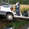 Nehoda traktoru a osobního vozidla v Městci Králové