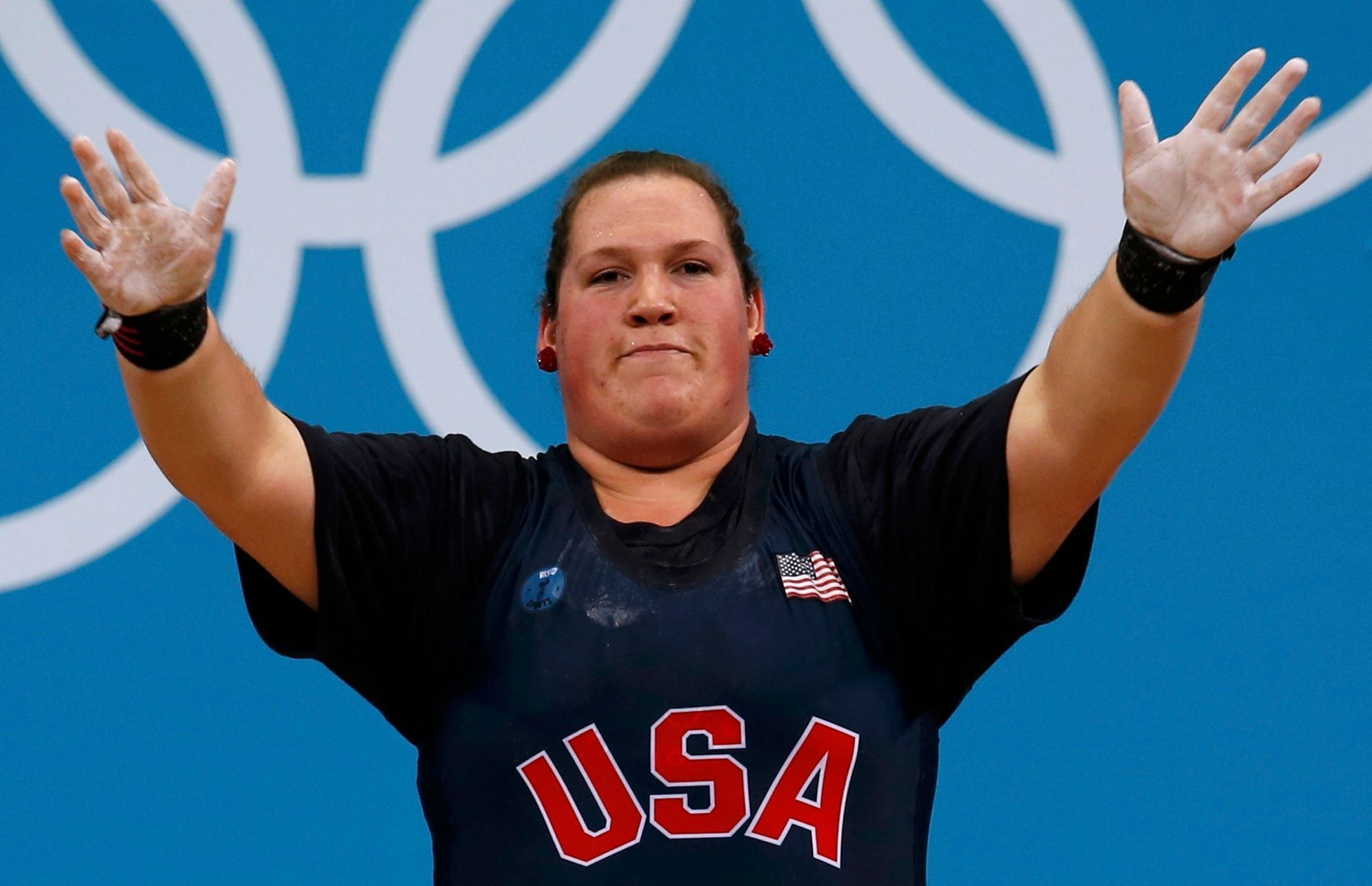 Americká vzpěračka Sarah Roblesová