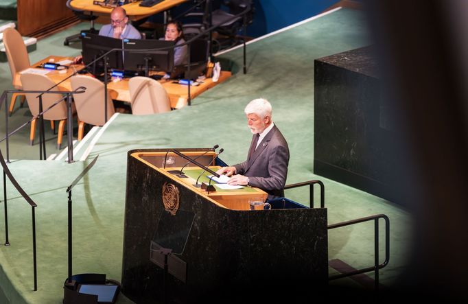 Prezident Petr Pavel přednesl svůj projev na Valném shromáždění OSN v New Yorku. Promluvil nejen o přetrvávající ruské hrozbě, ale i spojencích Moskvy a asijském regionu.