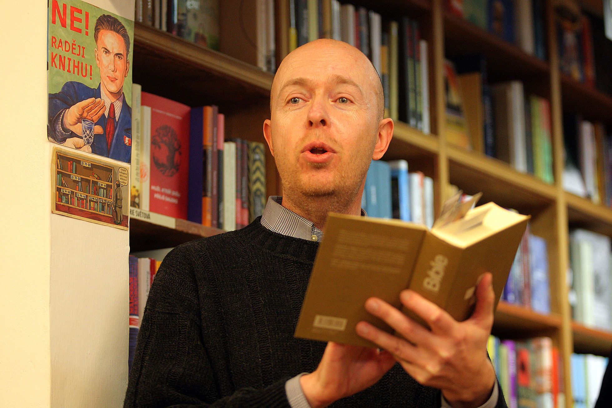 Pohřeb Fišerova knihkupectví