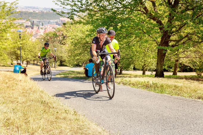 Cyklo Handy Maraton 2018, úvodní časovka na Petřín