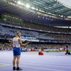 Český atlet Jakub Vadlejch ve finále oštěpu na OH 2024 v Paříži