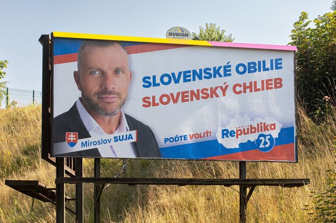 Předvolební kampaň na Slovensku před parlamentními volbami v roce 2023.