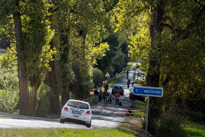 Martin Jánský v Peugeotu na Rallye Pačejov 2021