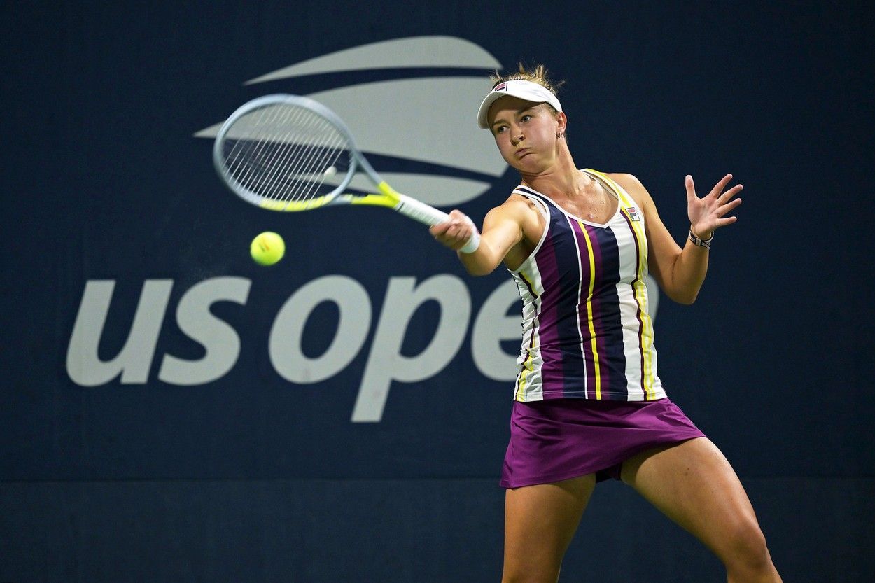 Barbora Krejčíková ve druhém kole US Open 2022