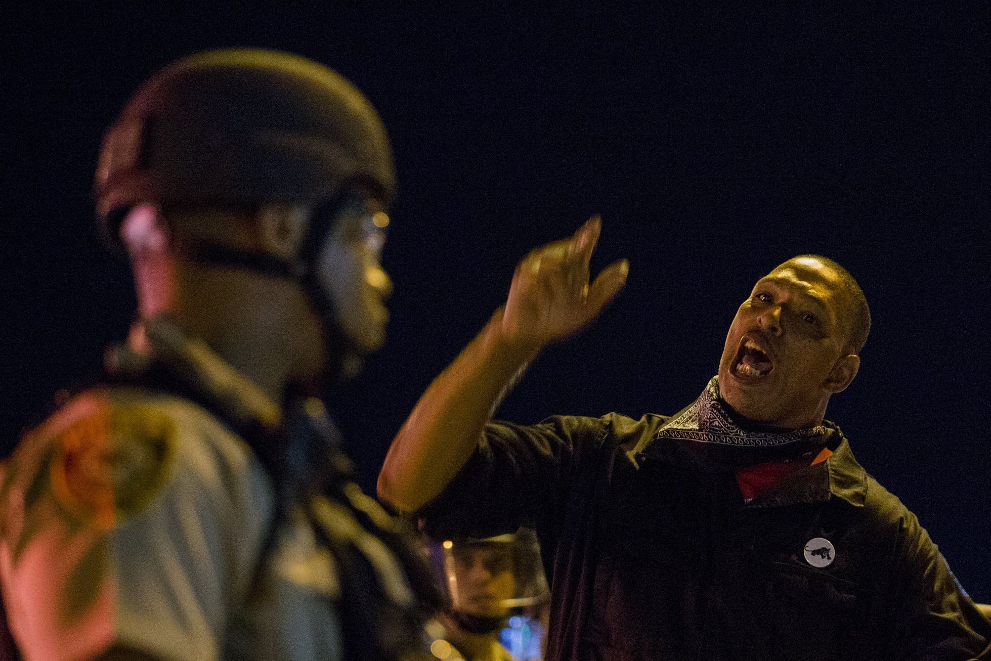 Protesty ve Fergusonu 11. 8.
