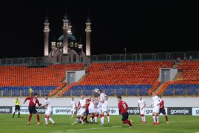 Tři body z prázdné Kazaně, tak Češi přehráli fotbalisty Běloruska