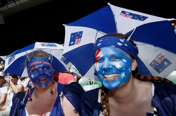 Fanoušci na Australian Open 2014