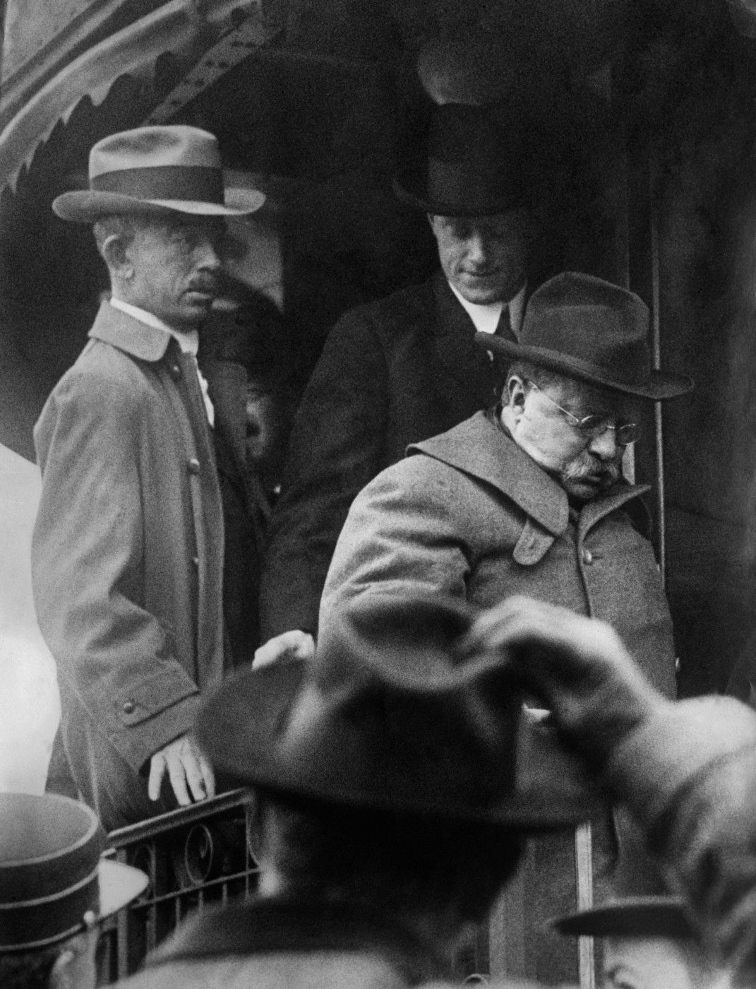 Theodore Roosevelt, rok 1912, Atentáty na americké prezidenty a prezidentské kandidáty, USA, atentát, pokus o atentát, politik, historie, Zahraničí