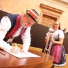 Setkání moravských zákonodárců v budově Ústavního soudu, kde původně sídlil Moravský zemský sněm.