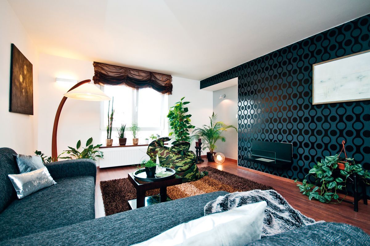 Designový půdní byt pro single muže