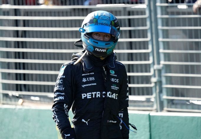 Zklamaný George Russell, Mercedes ve VC Austrálie F1 2023