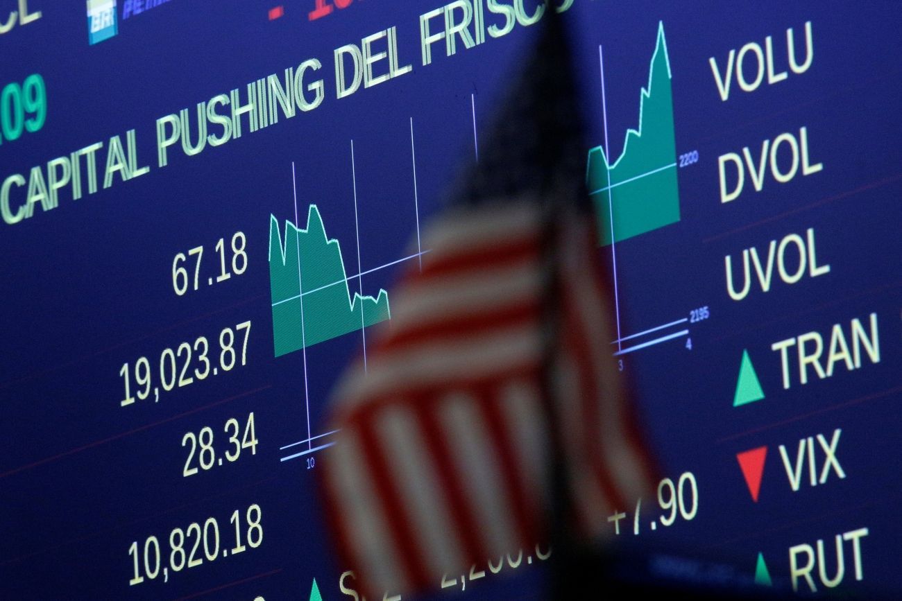 Wall Street, burza, akcie, finanční trhy - ilustrační foto