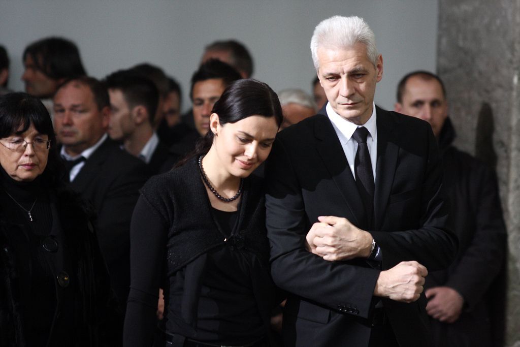 Pohřeb Lukáše Přibyla: manželka Zora