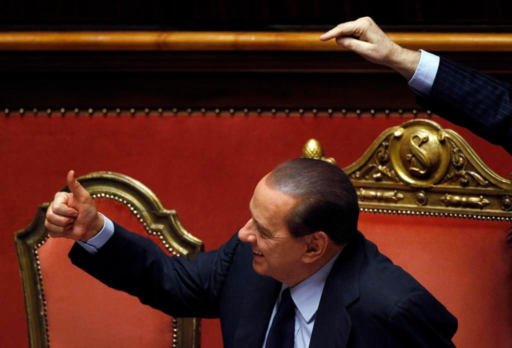 Silvio Berlusconi v parlamentu