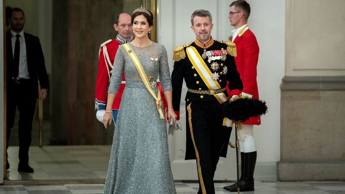 Dánský král Frederik X. s manželkou Mary Dánskou.