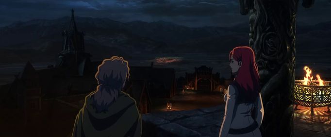 Snímek z Pána prstenů: Války Rohirů.