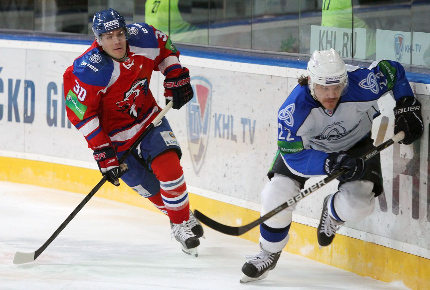 Lev Praha - Nižněkamsk: Tomáš Rachůnek - Sergej Rozin