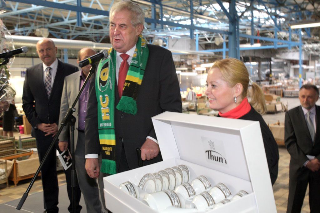 Zeman na návštěvě Karlovarského kraje