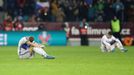 Soccer Football - Euro 2020 Qualifier - Group A - Czech Republic v Kosovo - Doosan Arena, Plzen, Czech Republic - November 14, 2019  Kosovo's Valon Berisha looks dejected