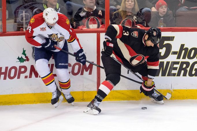 NHL: Florida Panthers vs Ottawa Senators (Fleischmann a Methot)