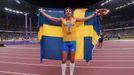 Švédský tyčkař Armand Duplantis a jeho rekord při MS v atletice 2025 v Tokiu