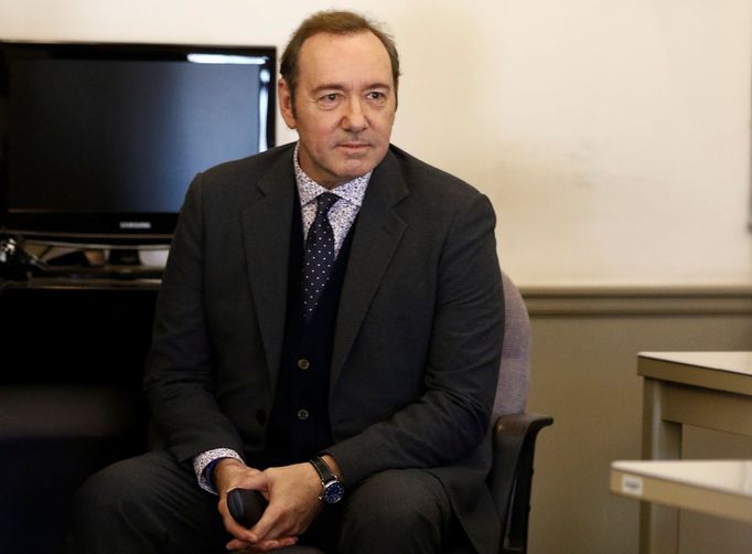 Herec Kevin Spacey u soudu na ostrově Nantucket - leden 2019