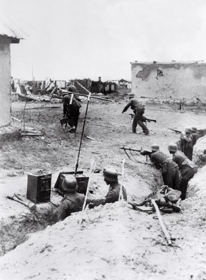 German infantrymen pictured during trench warfare between September 1942 and February 1943 during the battle of Stalingrad. The Battle of Stalingrad was a major turning point in World War II, and is considered the bloodiest battle in human history. The battle was marked by the brutality and disregard for civilian casualties on both sides. The battle is taken to include the German siege of the southern Russian city of Stalingrad (today Volgograd), the battle inside the city, and the Soviet counter-offensive which eventually trapped and destroyed the German and other Axis forces in and around the city. Total casualties are estimated at between 1 and 2 million. The Axis powers lost about a quarter of their total manpower on the Eastern Front, and never recovered from the defeat. For the Soviets, who lost well over one million soldiers and civilians during the battle, the victory at Stalingrad marked the start of the liberation of the Soviet Union, leading to victory over Nazi Germany in 1945. AFP PHOTO