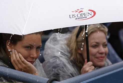 Déšť na US Open