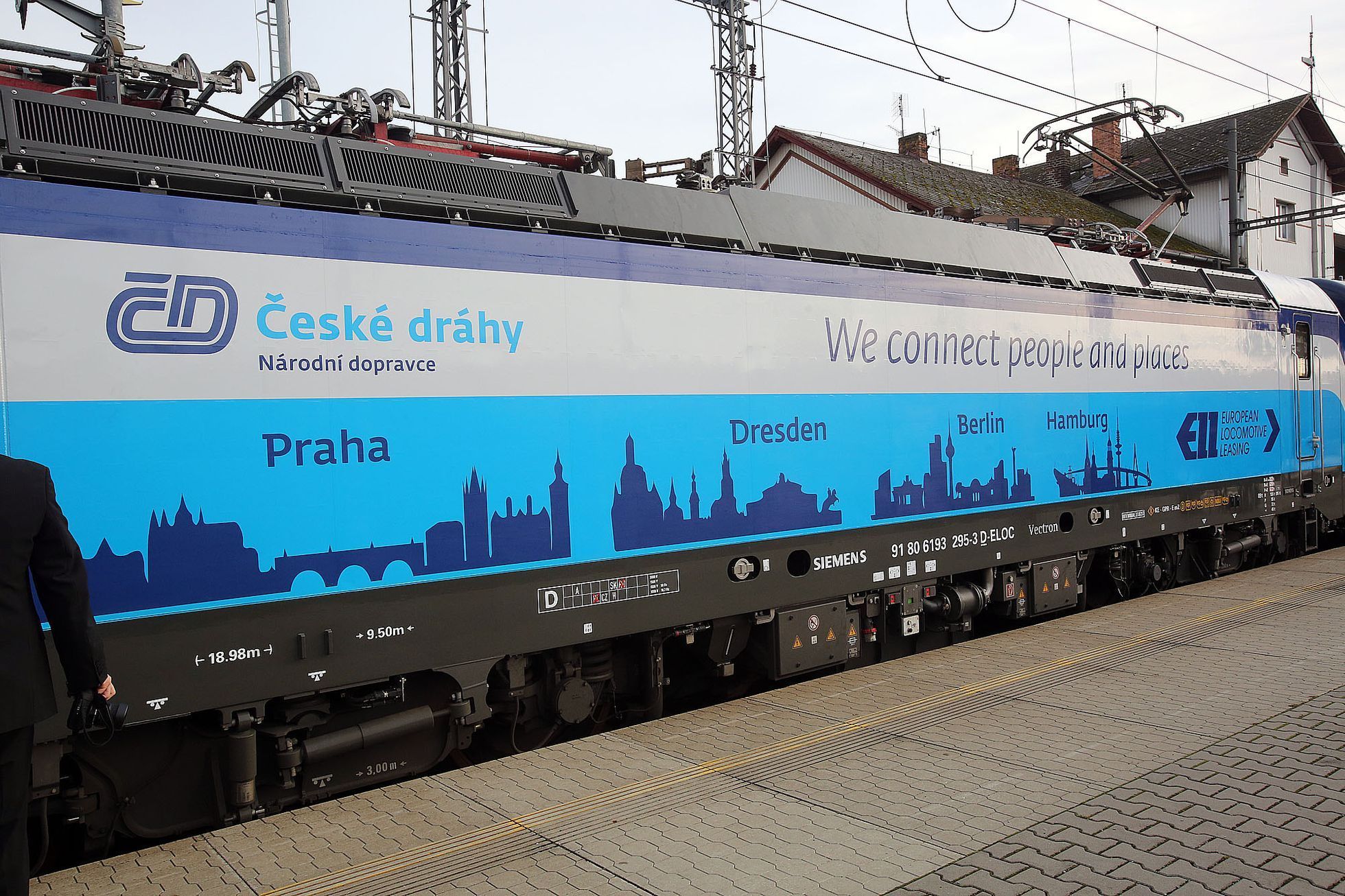 Západní expres a lokomotiva Vectron