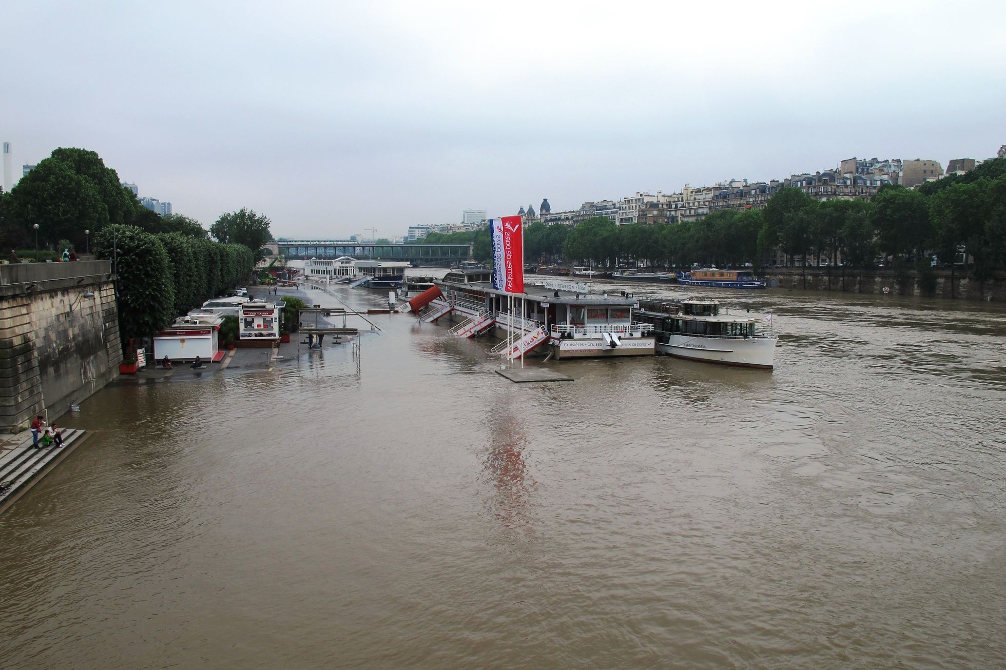 Francie - Paříž - záplavy