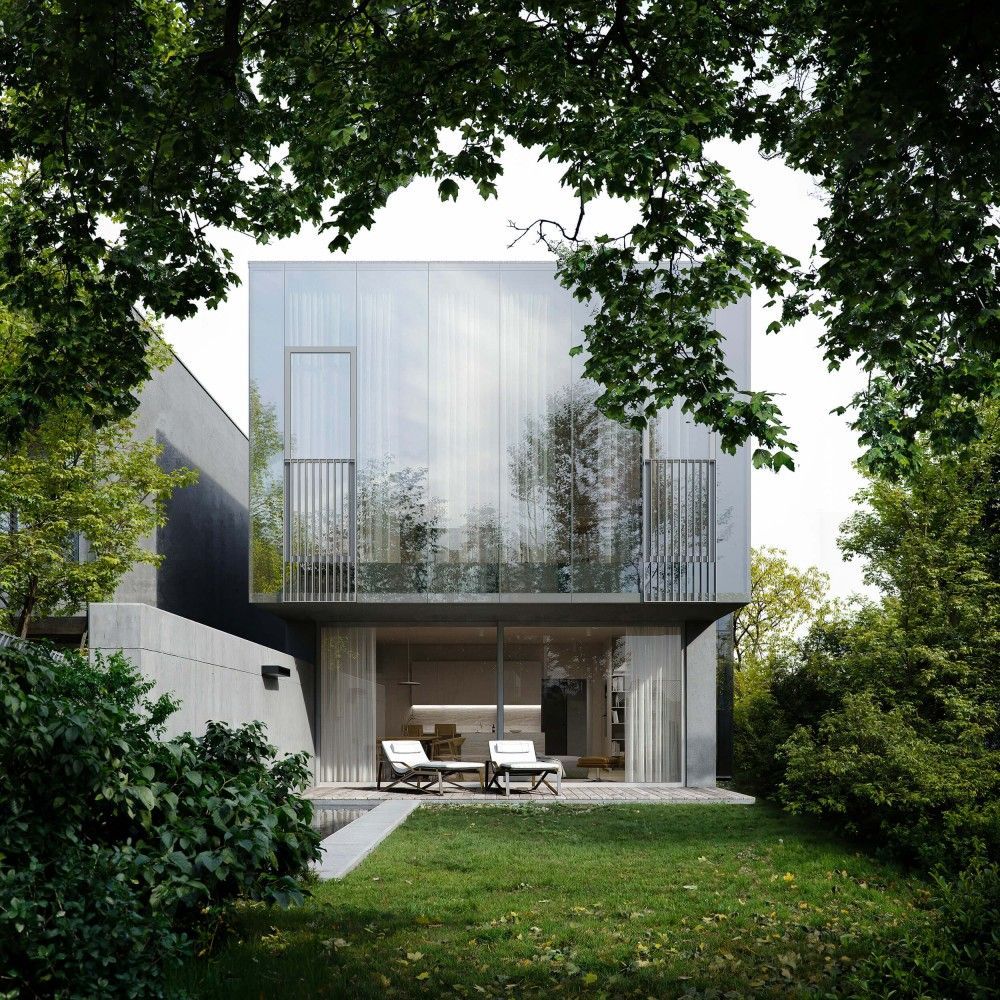 sky city villas, domy, vila, stavba, realizace, projekt