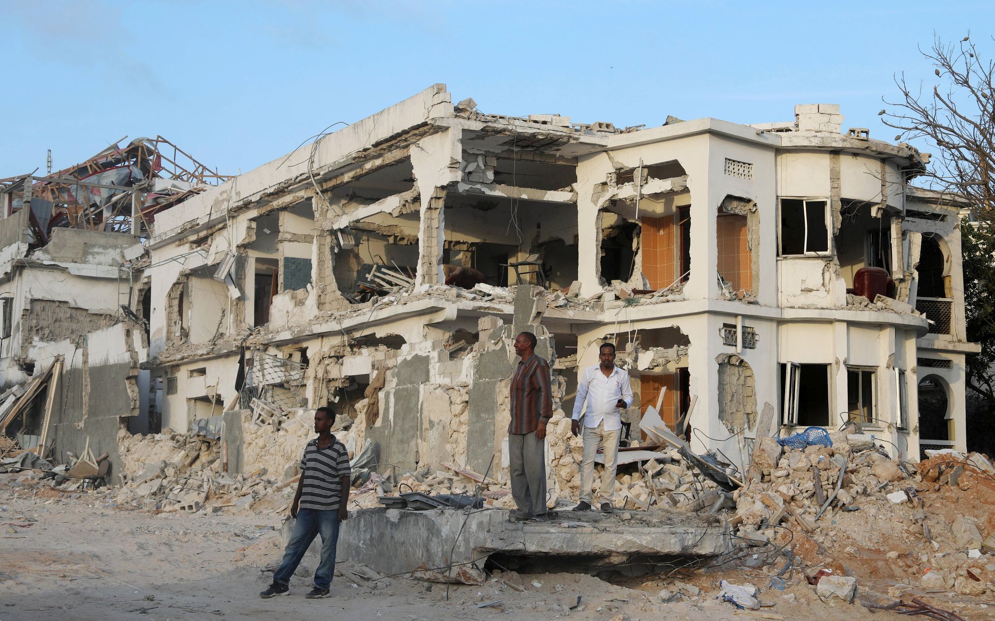 Zatím poslední teroristický útok v Mogadišu se odehrál na tomto místě