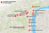 Prázdné nemovitosti v centru Prahy jsme našli podle mapy projektu Prázdnédomy.cz, který vytváří jejich celorepublikovou databázi.