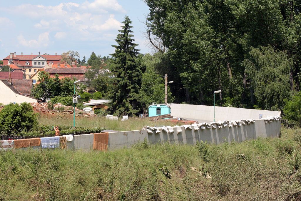 Hořín po povodních