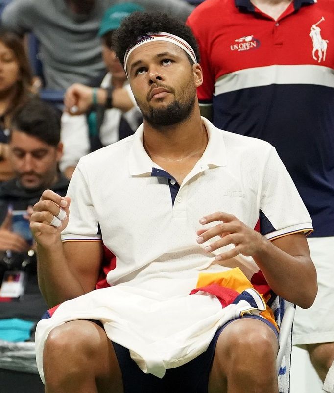 Tenisové US Open - Den třetí (Jo-Wilfried Tsonga)