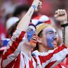 Čeští fanoušci před zápasem Eura 2024 Česko - Turecko