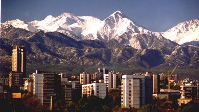 Kazašské město Almaty.