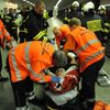 Pád ženy pod metro na Hlavním nádraží