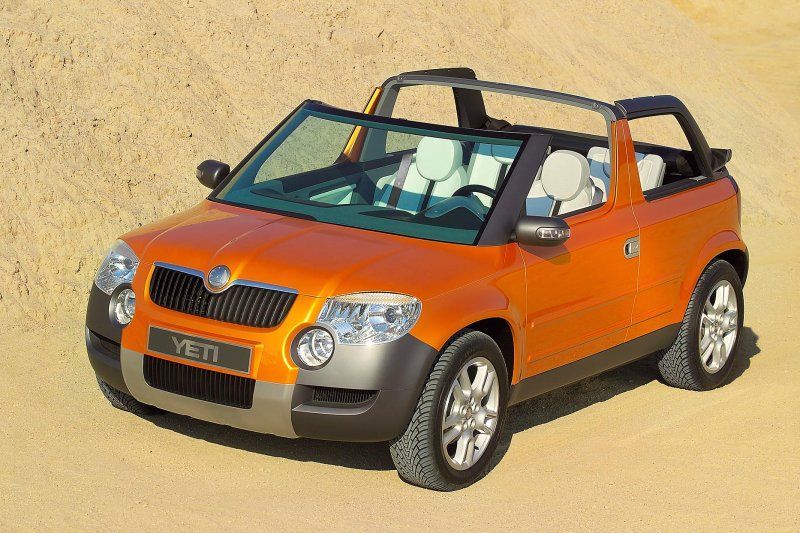 Škoda Yeti - přední pohled