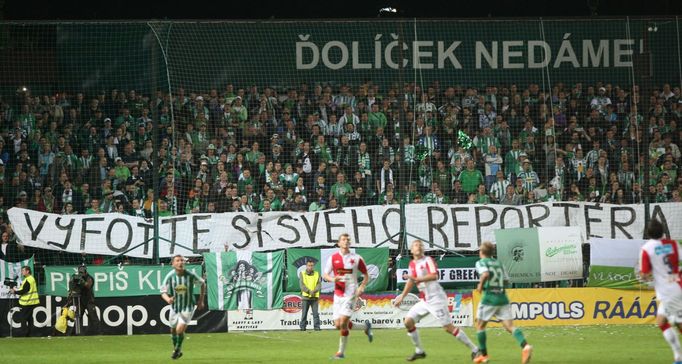 GL: Bohemians-Slavia: fanoušci Bohemians