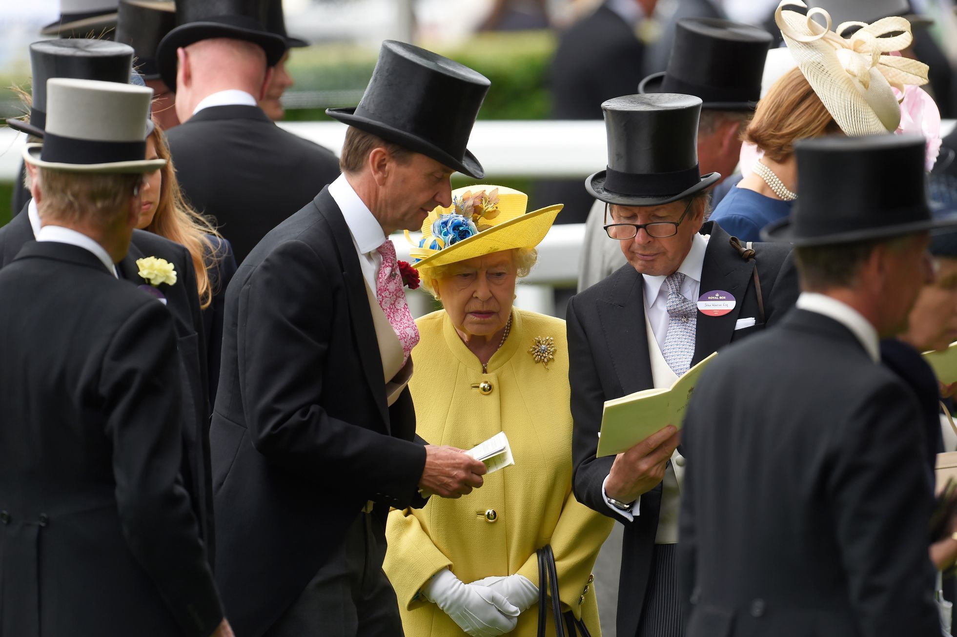 Británie královna Alžběta dostihy v Ascotu Britain's Queen Elizabeth at Ascot