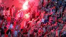 Slavia - Hajduk Split: fanoušci Slavie