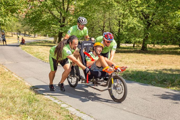 Cyklo Handy Maraton 2018, úvodní časovka na Petřín