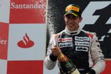Rok 2012 přinesl dva úplně nové vítěze. Po Nico Rosbergovi (Čína) se na nejvyšší stupínek postavil v Barceloně poprvé Venezuelan, 27letý Pastor Maldonado.