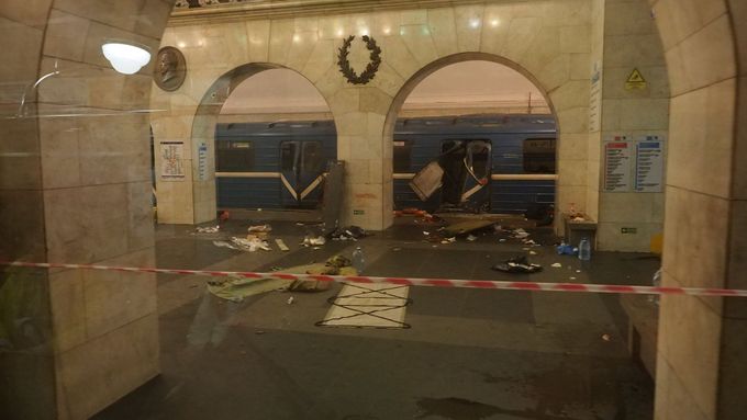 Petrohradské metro po atentátu (ilustrační foto).