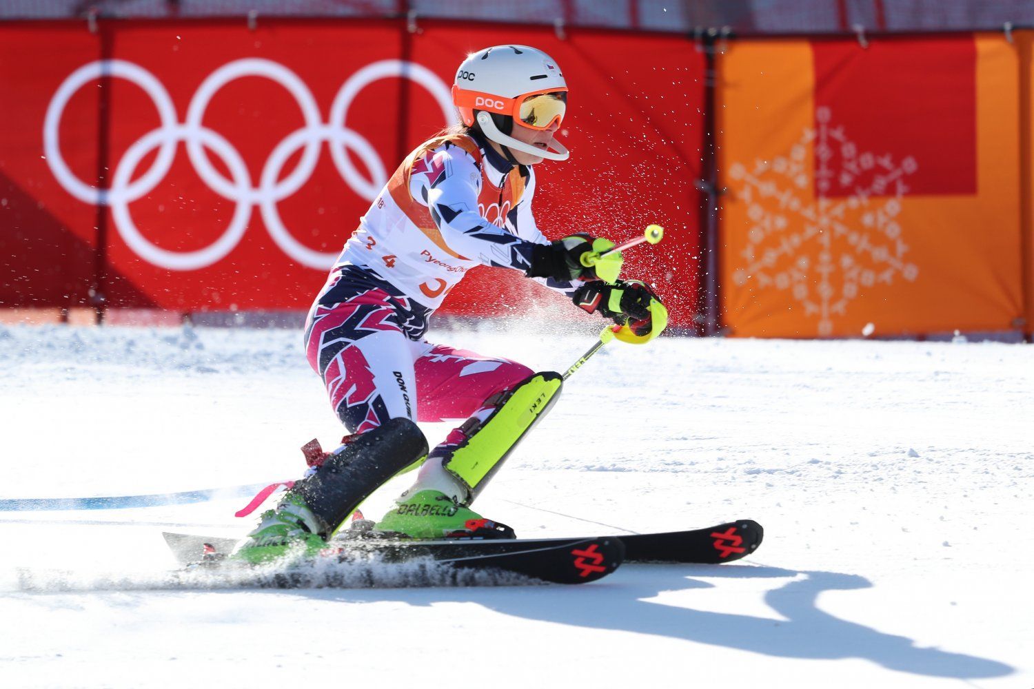 Martina Dubovská ve slalomu na ZOH 2018