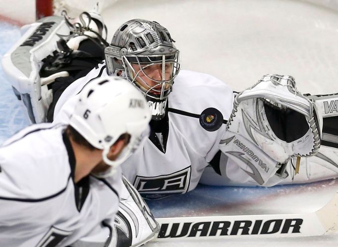 Chicago Blackhawks - Los Angeles Kings (Quick v akci)