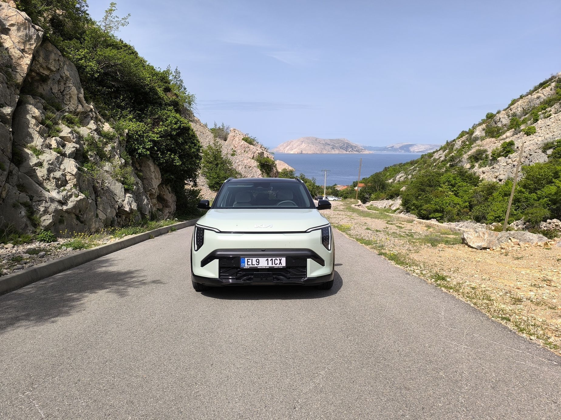 KIA EV3 alpský test