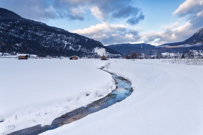 Zugspitz Arena, Ehrwald, Lermoos. Rakousko